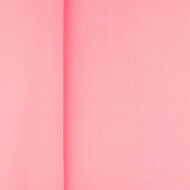 Popeline uni rosa