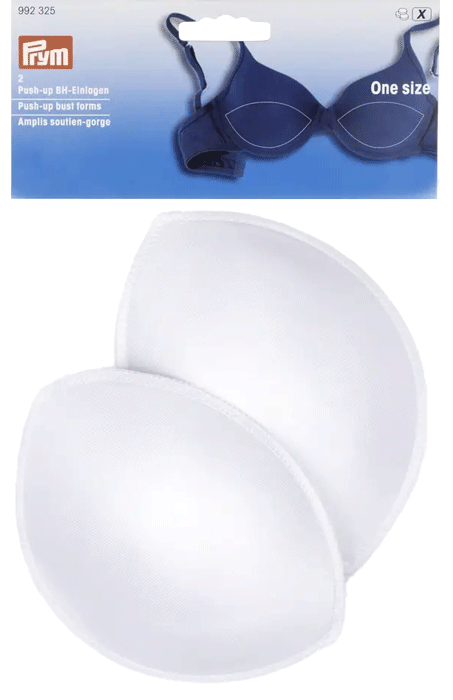 Prym Push-up BH-Einlagen weiss, One Size, 2 Stück