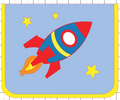 Kindergartentasche Rakete