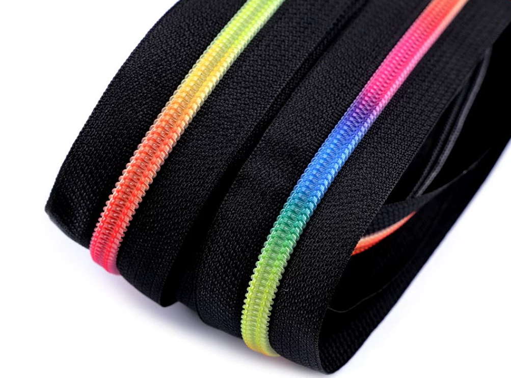 Regenbogen Reissverschluss 6mm