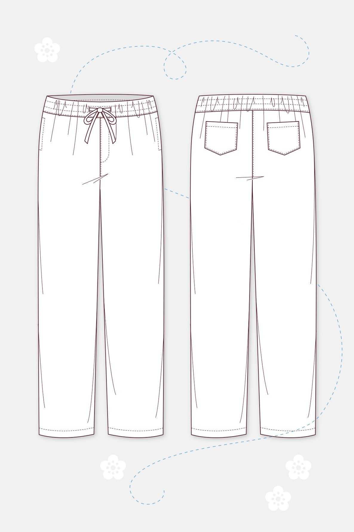 Papierschnittmuster Jogpants Dana - pattydoo