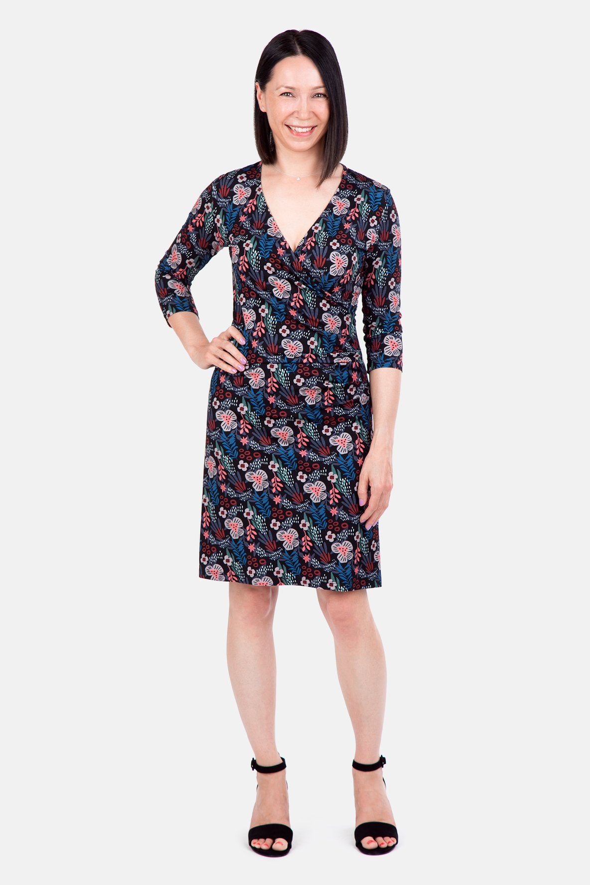 Papierschnittmuster Wickelkleid Violet
