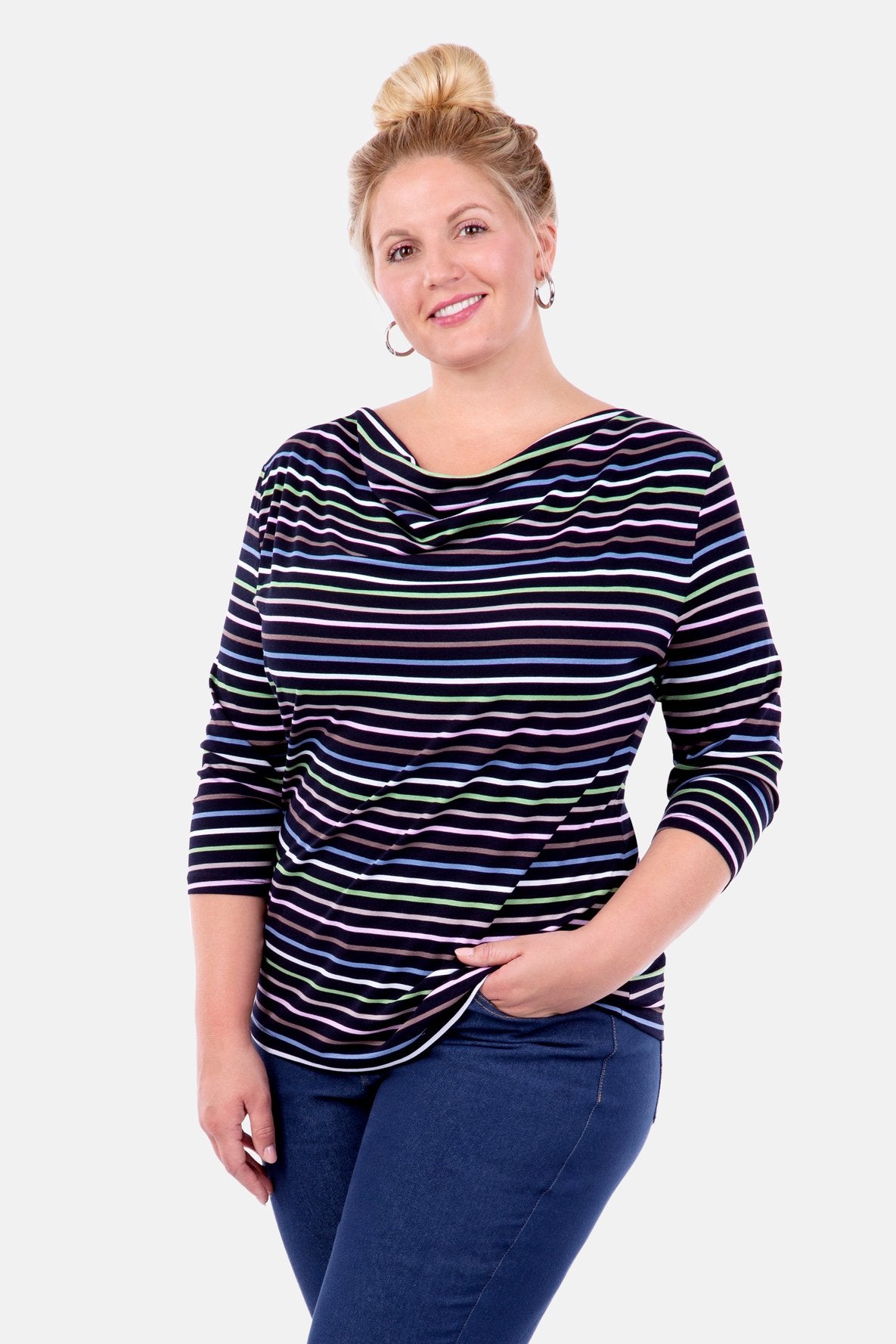 Papierschnittmuster Wasserfallshirt und -top Scarlett &amp; Claire