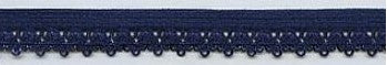 Elastische Spitze Fantasie marine