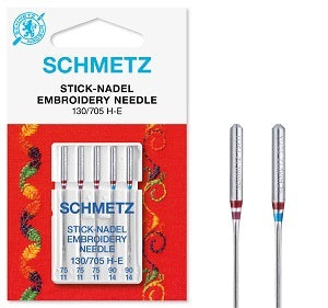 Schmetz Embroidery, Sticknadeln Nr. 75 und 90