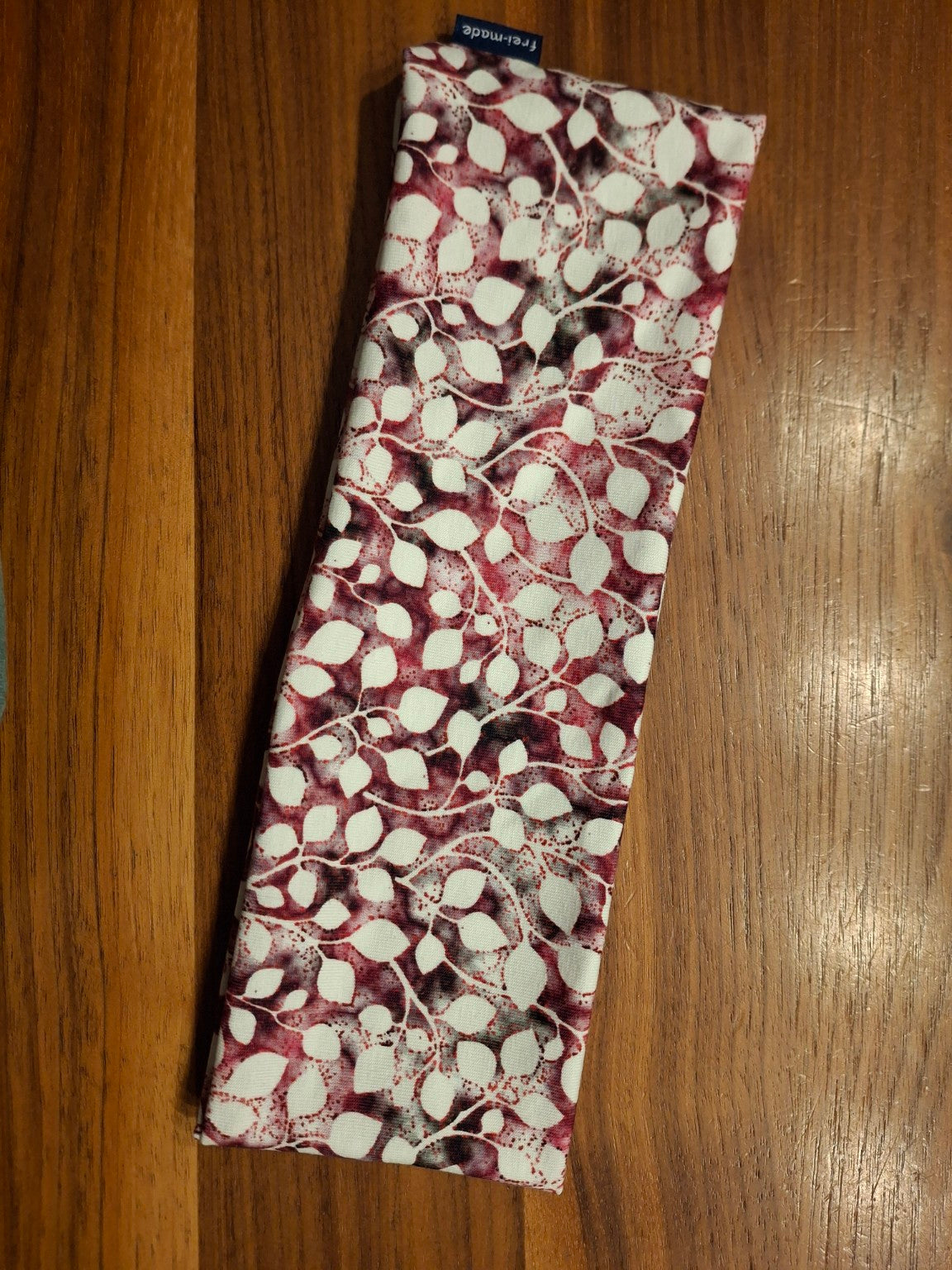 Stirnband Blätterranken pink
