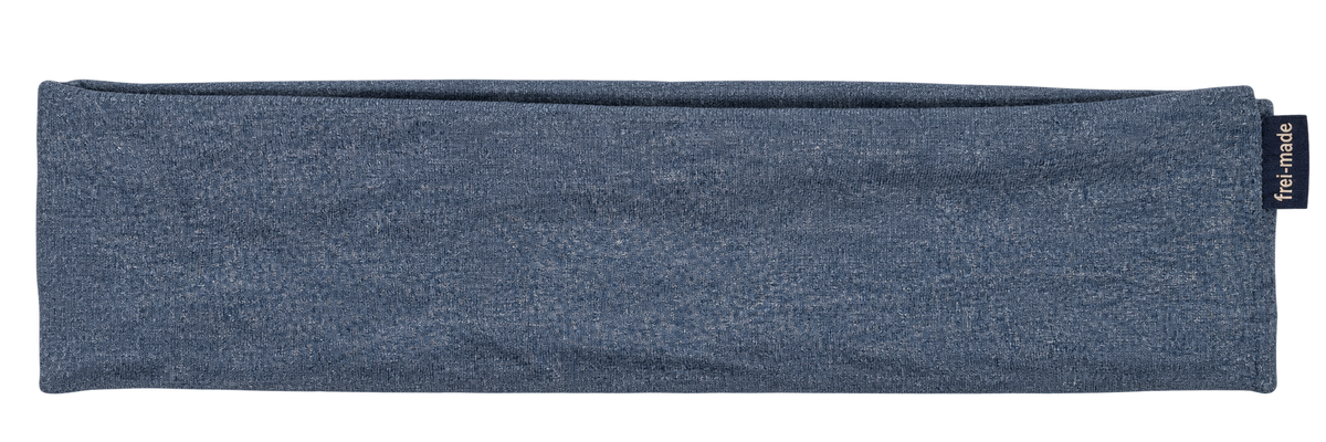 Stirnband blau meliert