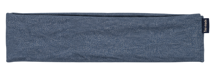 Stirnband blau meliert