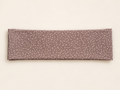 Handgenähtes Stirnband Dotties woodrose mit kleinen cremefarbenen Punkten