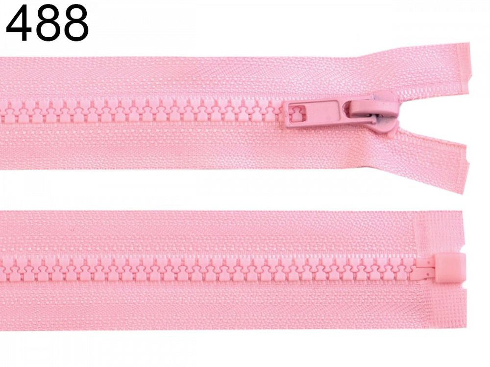 teilbarer Reissverschluss rosa