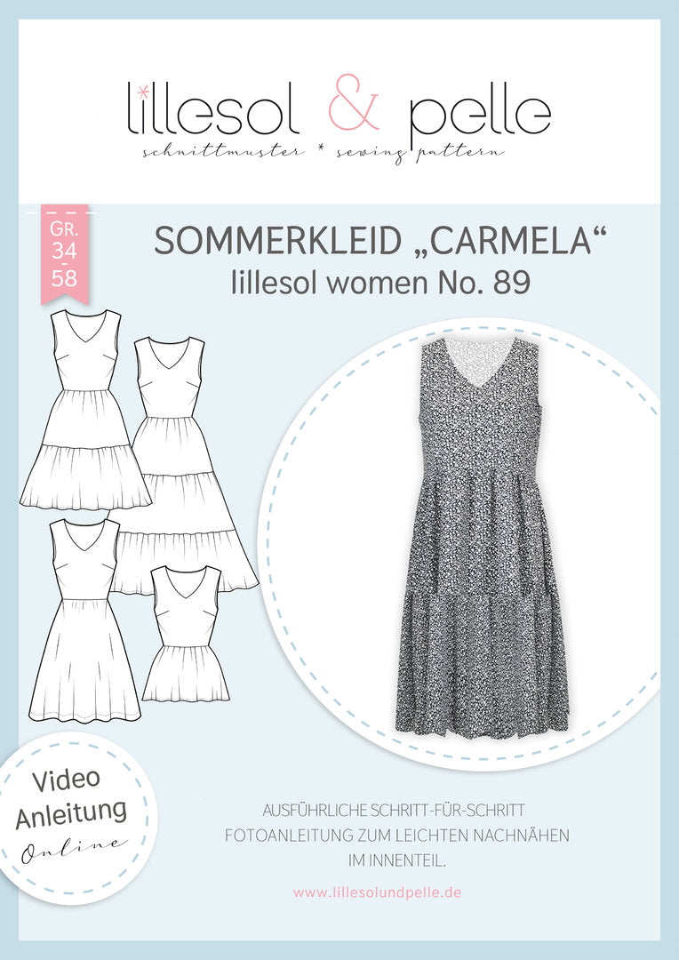 Papierschnittmuster No.89 Sommerkleid "Carmela"
