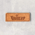 Kunstlederlabel Unikat Stern