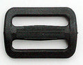 Versteller/Trägerschnalle 20, 30, 40mm schwarz