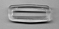 Versteller/ovaler Ring transparent 30mm