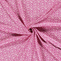 Viskose Mini Blumen - fuchsia