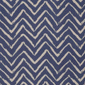Viskose Zick Zack - jeansblau