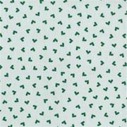 Wachstuch Hearts Light blue/Emerald (Au Maison)