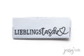 Weblabel Lieblingstasche weiss